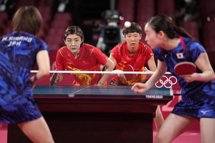 女团乒乓球vs日本队比赛