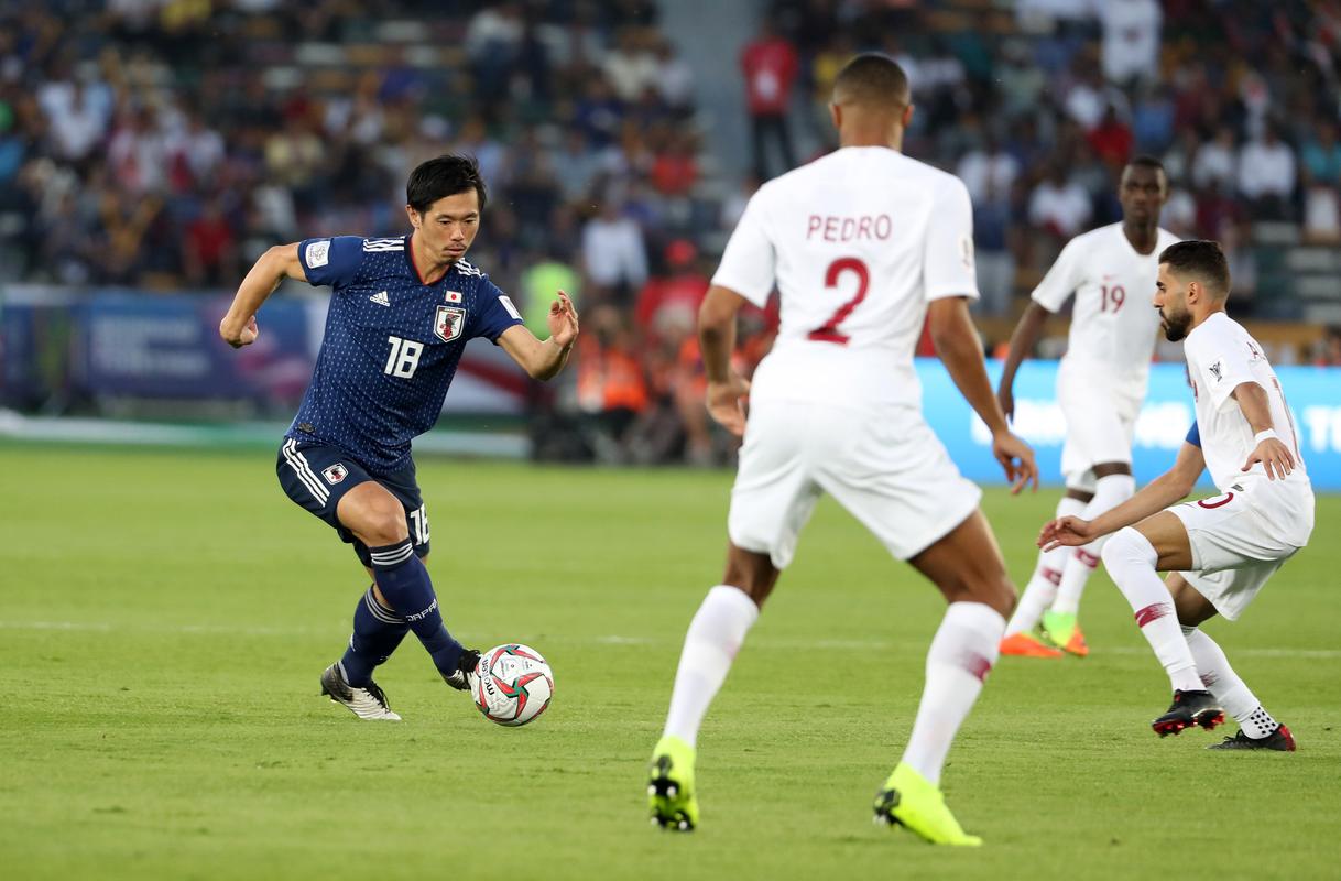 日本队对卡塔尔队